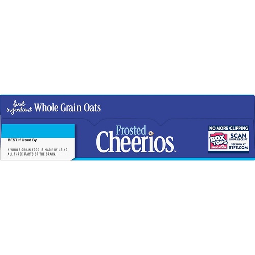  General Mills Cereal Frosted Cheerios Cereal, Cereal with Oats, Gluten Free, 19.5 oz