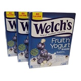 Generic Welchs Blueberry Fruit n Yogurt Snacks, 6.4oz box, 3 pack