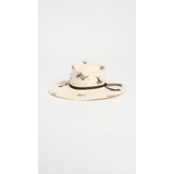 Gigi Burris Merle Patterned Straw Panama Hat