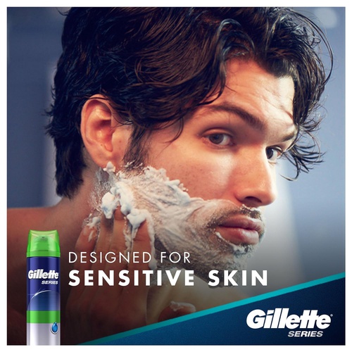  Gillette Series 3X Shave Gel Sensitive (6 Pack)