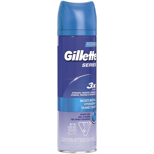  Gillette TGS Series Shave Gel, Moisturizing, 7 Oz (Pack of 6)