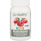 Go Healthy Natural Go Healthy Multivitamin Gummies for Kids, Vegetarian, Non-GMO, Gluten Free, Kosher & Halal - 30 Servings
