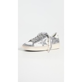 Golden Goose Stardan Leather and Glitter Sneakers