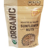Good Sense Organic Sunflower Nuts, Roasted, Salted, 7.5-Ounce Bags (Pack of 12)