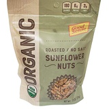 Good Sense | Organic Sunflower Nuts | Roasted Sunflower Seeds (Shelled) | No Salt | 90 Ounces (90 OZ) | 12 - 7.5 Ounce (7.5 OZ) Bags
