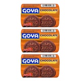 Goya Chocolate Maria Cookies, (3 Pack, Total of 10.5oz)