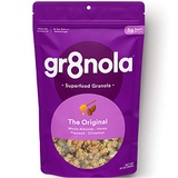 gr8nola THE ORIGINAL - Healthy, Low Sugar Granola Cereal - Made with Superfoods Whole Almonds, Honey, Cinnamon and Flaxseed