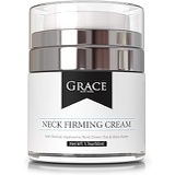 Grace Cosmetics Grace Neck Firming Cream with Retinol, Hyaluronic Acid | Anti Aging Face Cream, Neck Cream and Double Chin Reducer | For Crepe Erase, Turkey Neck Tightener and Wrinkle Cream