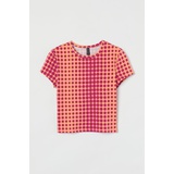 H&M Dotted Cotton Jersey Top