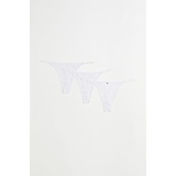 H&M 3-pack Lace Thong Briefs