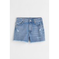 H&M Relaxed Fit High Denim Shorts