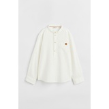H&M Linen-blend Henley Shirt