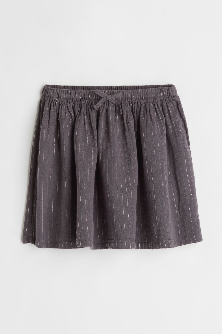 H&M Double-weave Cotton Skirt
