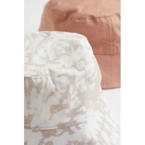 에이치앤엠 H&M 2-pack Cotton Sun Hats