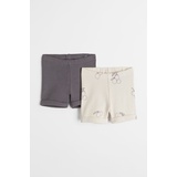 H&M 2-pack Ribbed Shorts
