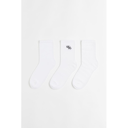 에이치앤엠 H&M 3-pack Sports Socks