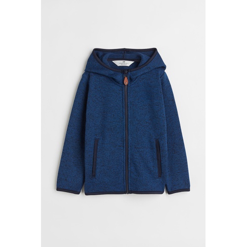 에이치앤엠 H&M Knitted fleece jacket