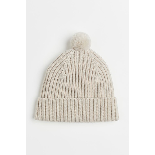 에이치앤엠 H&M Rib-knit Wool Hat