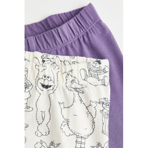 에이치앤엠 H&M 2-pack Printed Jersey Pajamas