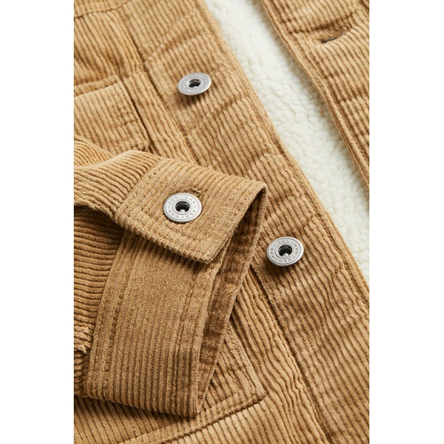 에이치앤엠 H&M Pile-lined Corduroy Jacket