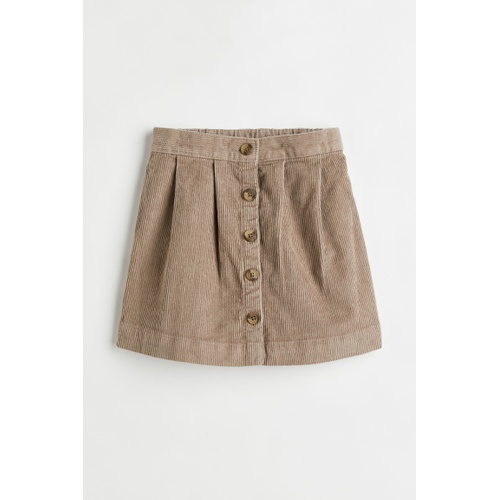 에이치앤엠 H&M Cotton Corduroy Skirt