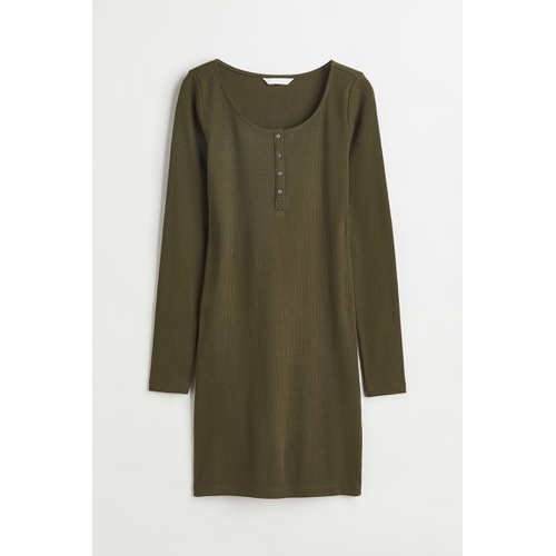 에이치앤엠 H&M Button-top Jersey Dress