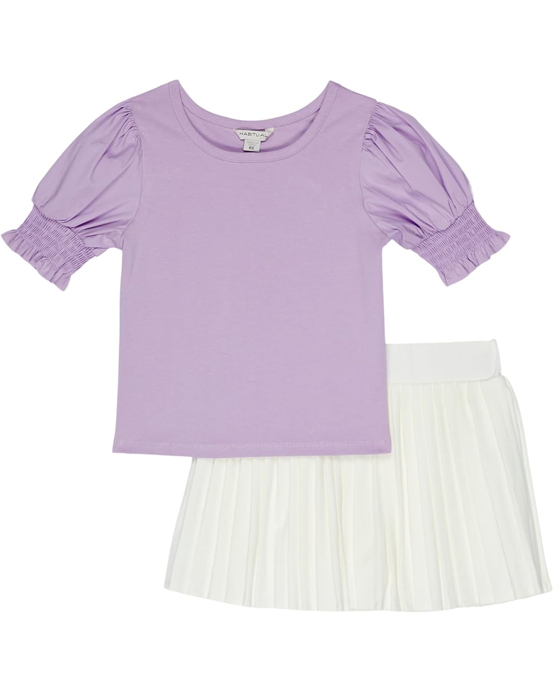  HABITUAL girl Puff Sleeve Skirt Set (Toddler)