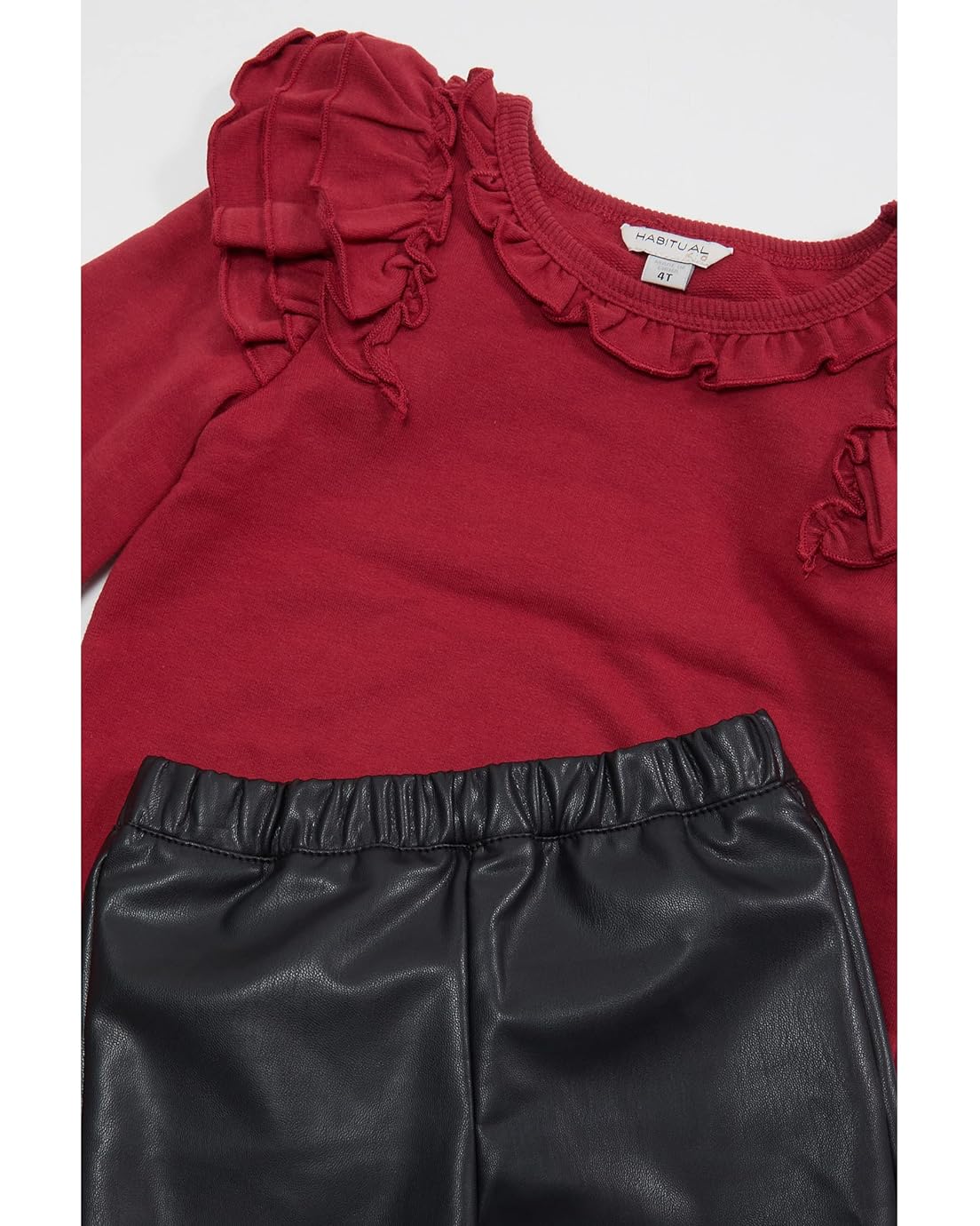  HABITUAL girl Ruffle Sleeve Pullover Set (Toddleru002FLittle Kids)