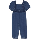HABITUAL girl Square Ruched Jumpsuit (Infant)