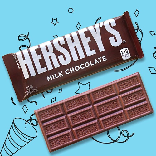  HERSHEYS Giant Chocolate Candy Bar, 7 Ounce (Pack of 12)