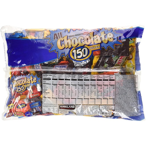  Hersheys All Chocolate Pieces, 150 Pcs, 90 Ounce Bag