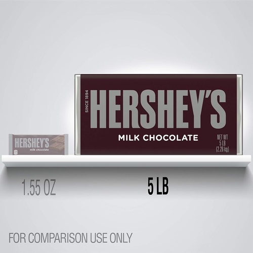 HERSHEYS Milk Chocolate Candy, Easter Gift, 5 Lb. Bar