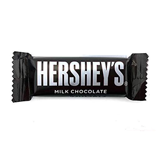  Hersheys Milk Chocolate Snack Size Bars, (Pack of 2 Pounds)