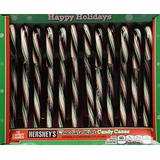 Hersheys Candy Canes - Chocolate Mint - 12 Count