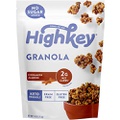 HighKey Snacks Keto Granola - Low Carb Cereal Snack - No Sugar Added Breakfast Muesli - Grain & Gluten Free Food - Almond & Nut Healthy Paleo & Diabetic Friendly Foods - Cinnamon A