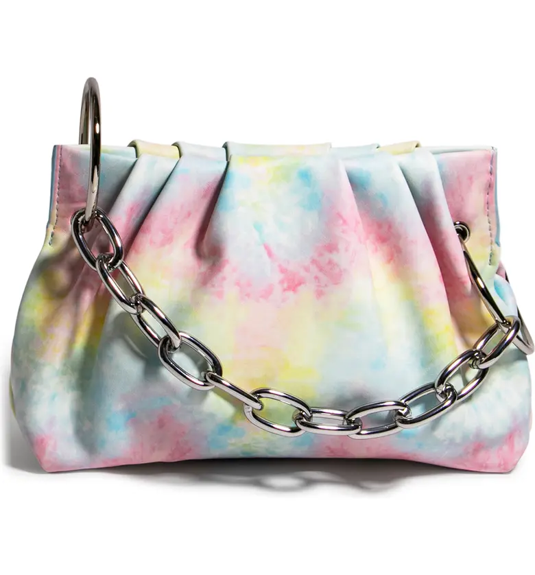 HOUSE OF WANT Chill Vegan Leather Frame Clutch_DYE EFFECT