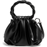 HOUSE OF WANT We Are Adorbs Mini Vegan Leather Top Handle Crossbody_BLACK/ SILVER