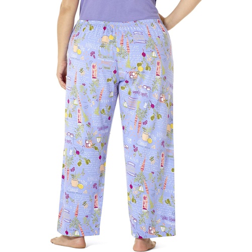  HUE Plus Size Natural Ingredients Pajama Pants