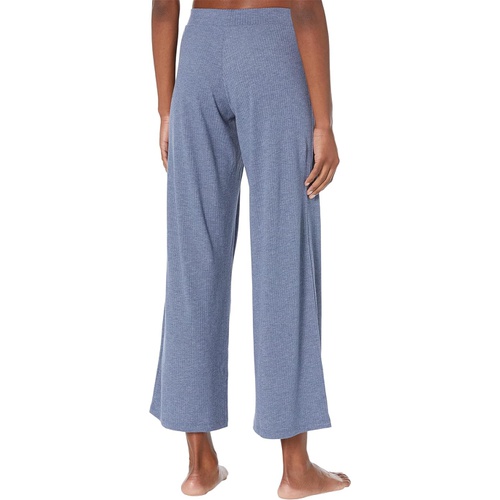  HUE Long Ribbed Flare Pajama Lounge Pants
