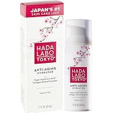Hada Labo Tokyo Anti-Aging Hydrator 1.7 Fl. Oz - with Super Hyaluronic Acid, Collagen and Retinol Complex - lightweight anti aging serum helps increase firmness and elasticity, fra