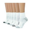 Womens Hanes Womens 6-pair Lightweight Breathable Ventilation Ankle Socks