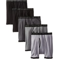 Hanes Mens Tagless Cool Dri Boxer Briefs with ComfortFlex Waistband-Multiple Packs Available
