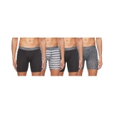 Hanes Mens 4-Pack FreshIQ Dyed Stretch Boxer with ComfortFlex Waistband Brief-Colors May Vary