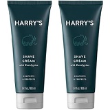 Harrys Shaving Cream - Shaving Cream for Men with Eucalyptus - 2 pack (3.4 oz)