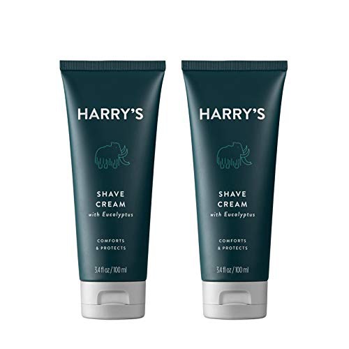  Harrys Shaving Cream - Shaving Cream for Men with Eucalyptus - 2 pack (3.4 oz)