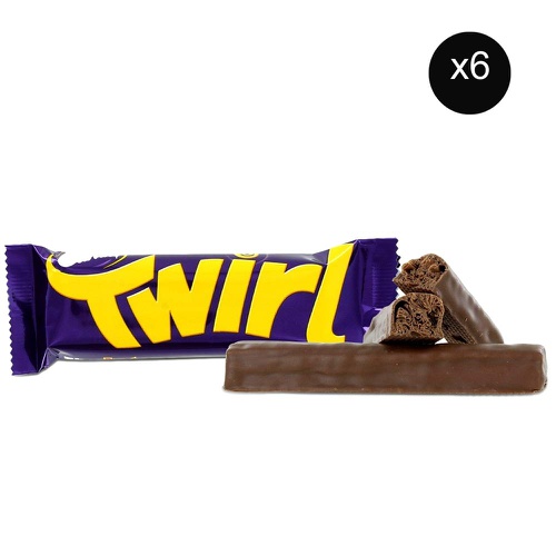  Hawthorn Health Direct Cadbury Twirl | Total 6 bars of British Chocolate Candy - Cadbury Twirl