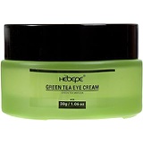 Hebepe Green Tea Matcha Eye Cream for Under&Around Eyes, with Hyaluronic Acid, Collagen, Vitamin C, E, B5, Cacao Extract, Diminish Dark Circles, Puffiness, Fine Lines, and Wrinkles