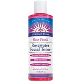 Heritage Store Rosewater Facial Toner w/Hyaluronic Acid | Hydrates & Refreshes Skin | No Dyes or Alcohol, Vegan | 8oz