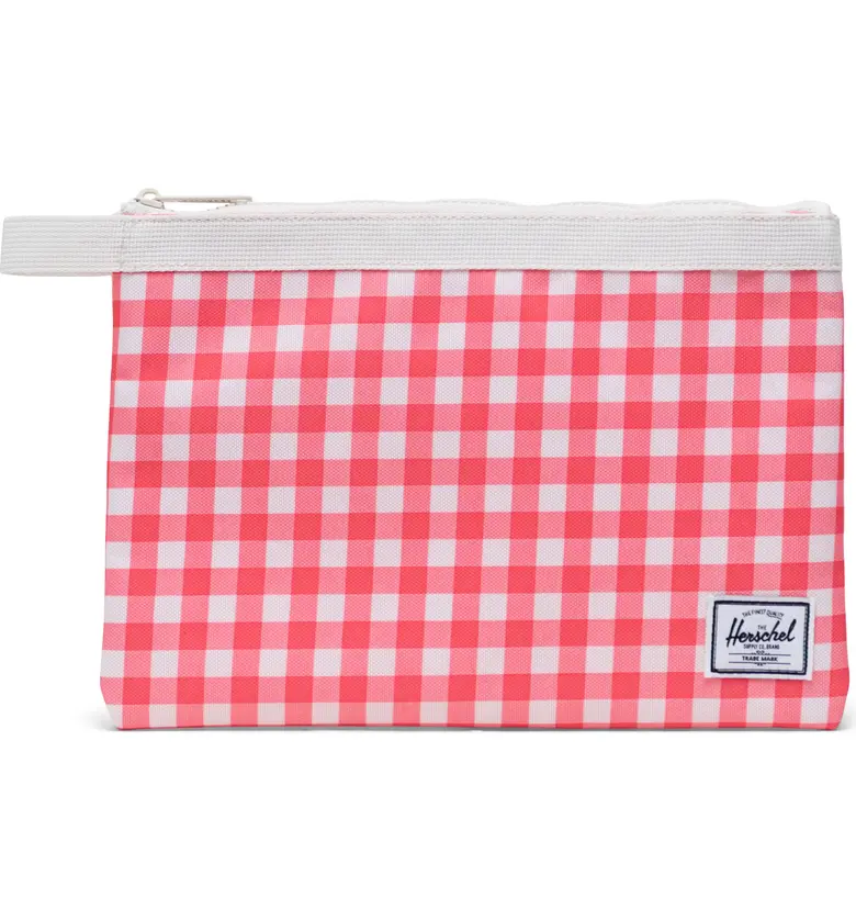 Herschel Supply Co. Large Network Pouch_SUN KISSES GINGHAM