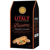 Honest market Litaly Biscotti, (Apricot&almond biscotti, 6.6oz x1) Traditional cookies From the artisan bakery, Italian biscuits, good combination with coffee / Temporary price reduction